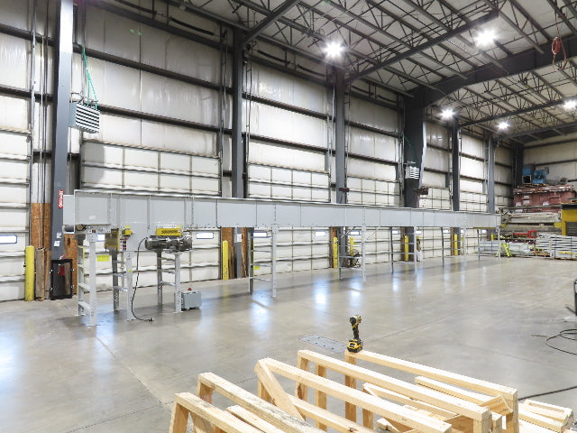 Hytrol BPC 43"x 65' Slider Bed Conveyor 41" Belt 7.5Hp 3PH Center Drive 170fpm