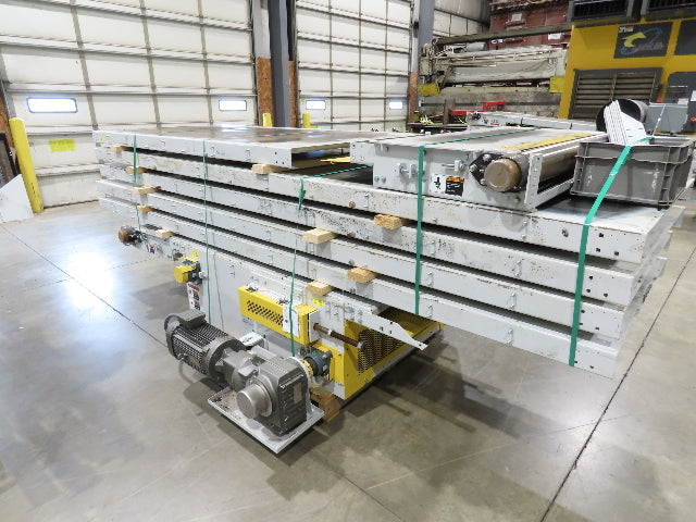 Hytrol BPC 43"x 65' Slider Bed Conveyor 41" Belt 7.5Hp 3PH Center Drive 170fpm