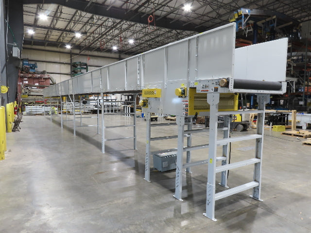 Hytrol BPC 43"x 65' Slider Bed Conveyor 41" Belt 7.5Hp 3PH Center Drive 170fpm