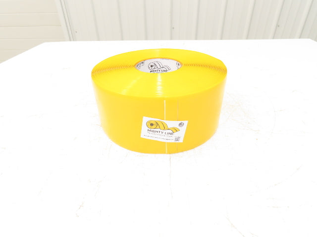 Uline S-19125Y Mighty Line Deluxe Safety Tape 4"x 100' Yellow