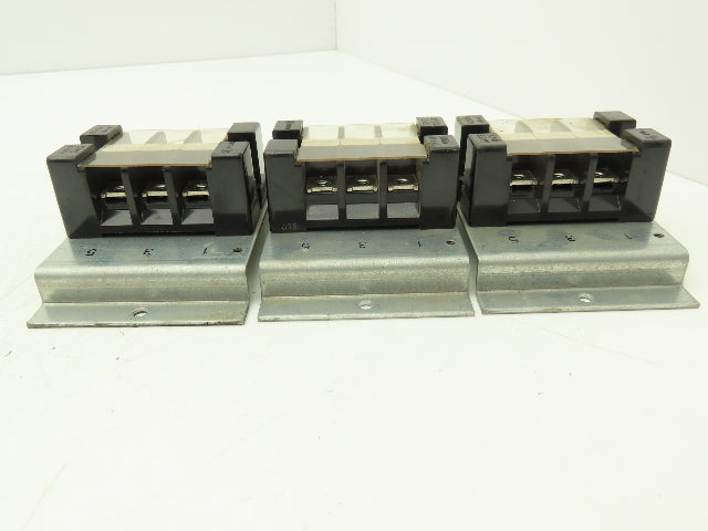 Fanuc Fuji A05B-2408-C092 Circuit Breaker Terminal Block 3-Pole AYBS043 Lot of 3