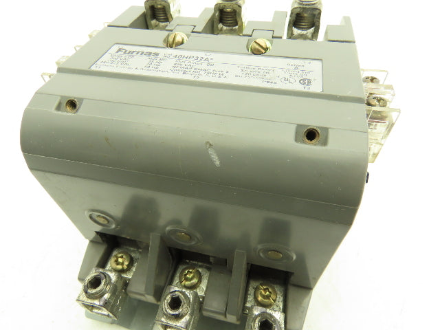 Furnas 40HP32A* AC Contactor Motor Starter 50Hp 600VAC 3Ph 120V Coil