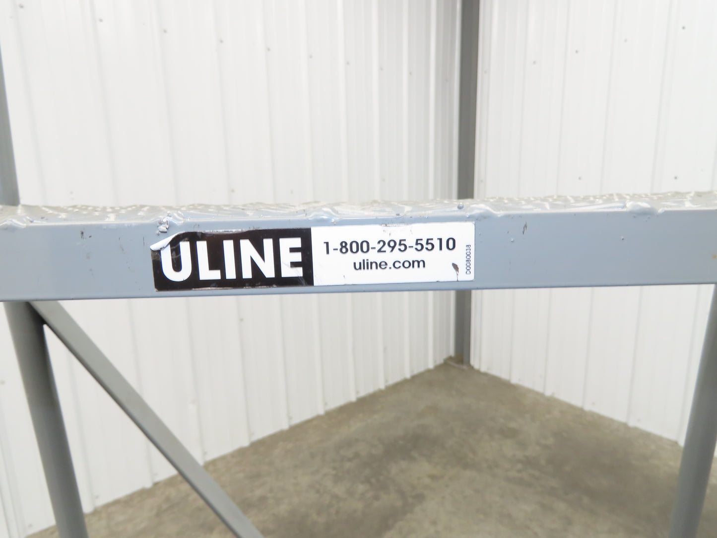 Cotterman Metal Rolling Ladder 5-Step 50"H Platform 24x7"Tread 80"H 30"W 450Lb
