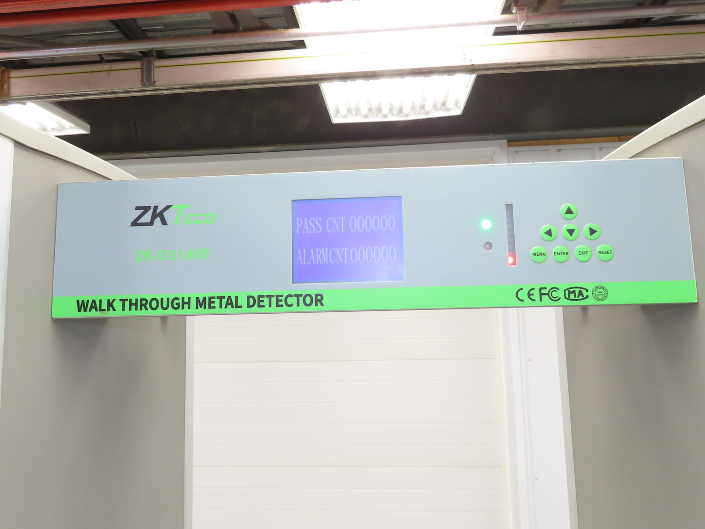 ZKTeco ZK-D3180S Walk Through Metal Detector 18 Zone Overlapping
