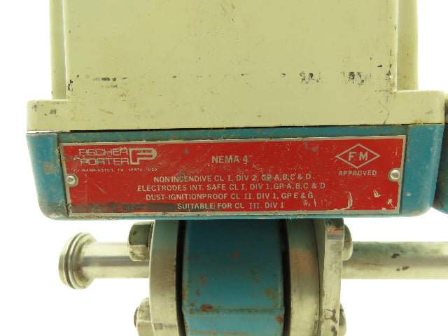 Fischer Porter 10D14 76AH04PM29KD11CC23 Magnetic Flow Meter Flow Tube 740PSI