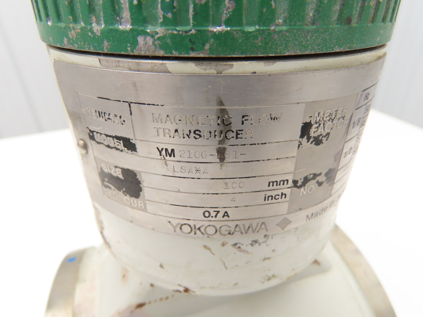 Yokogawa YM210G-AB1-LSA*A Yewmag Magnetic Flow Transducer 4" 100mm