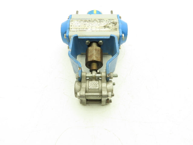 Jamesbury VPVL050-SR6-B Pneumatic Actuator 1/4 Turn 80psi 6ft-lb 1/2" Ball Valve