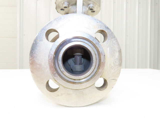 Warren Controls 1.5" CW-12MW Ball Valve Flanged w/Pneumatic Actuator