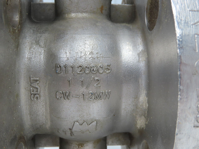 Warren Controls 1.5" CW-12MW Ball Valve Flanged w/Pneumatic Actuator