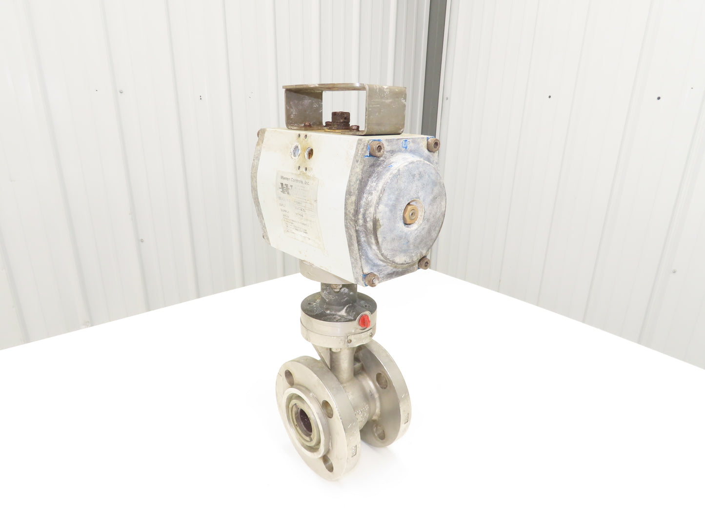 Warren Controls 1.5" CW-12MW Ball Valve Flanged w/Pneumatic Actuator