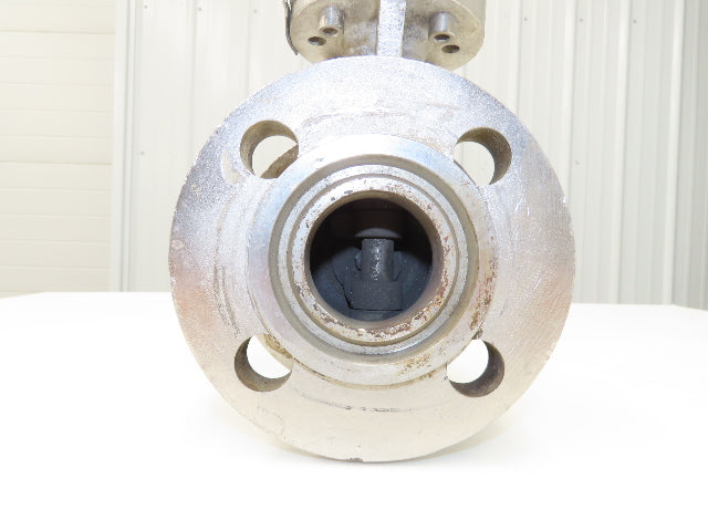 Warren Controls 1.5" CW-12MW Ball Valve Flanged w/Pneumatic Actuator