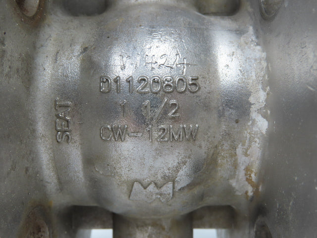 Warren Controls 1.5" CW-12MW Ball Valve Flanged w/Pneumatic Actuator