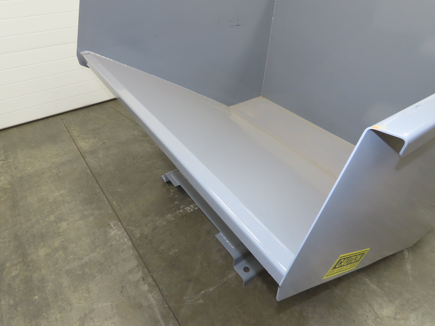 Wright 26099-GRY 2-1/2 YD Self Dumping Hopper 4000lbs Trash Recycle 10 Gauge Bin