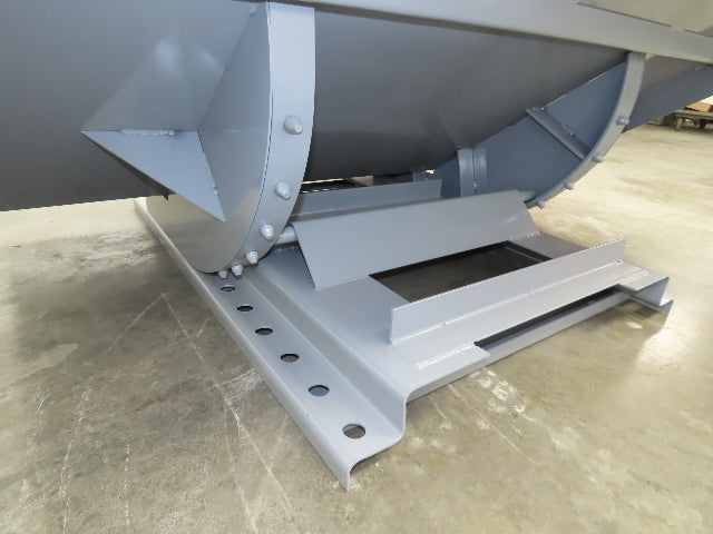 Wright 26099-GRY 2-1/2 YD Self Dumping Hopper 4000lbs Trash Recycle 10 Gauge Bin