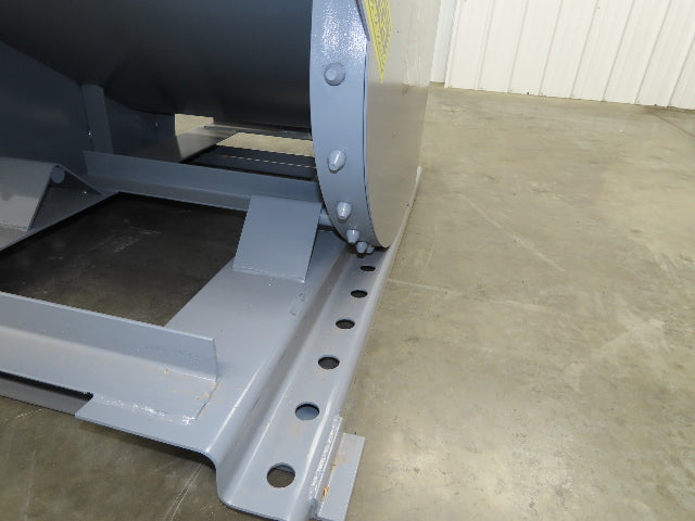 Wright 5055-GRY 1/2 YD Self Dumping Hopper 4000lbs Trash Recycle 10 Gauge Bin