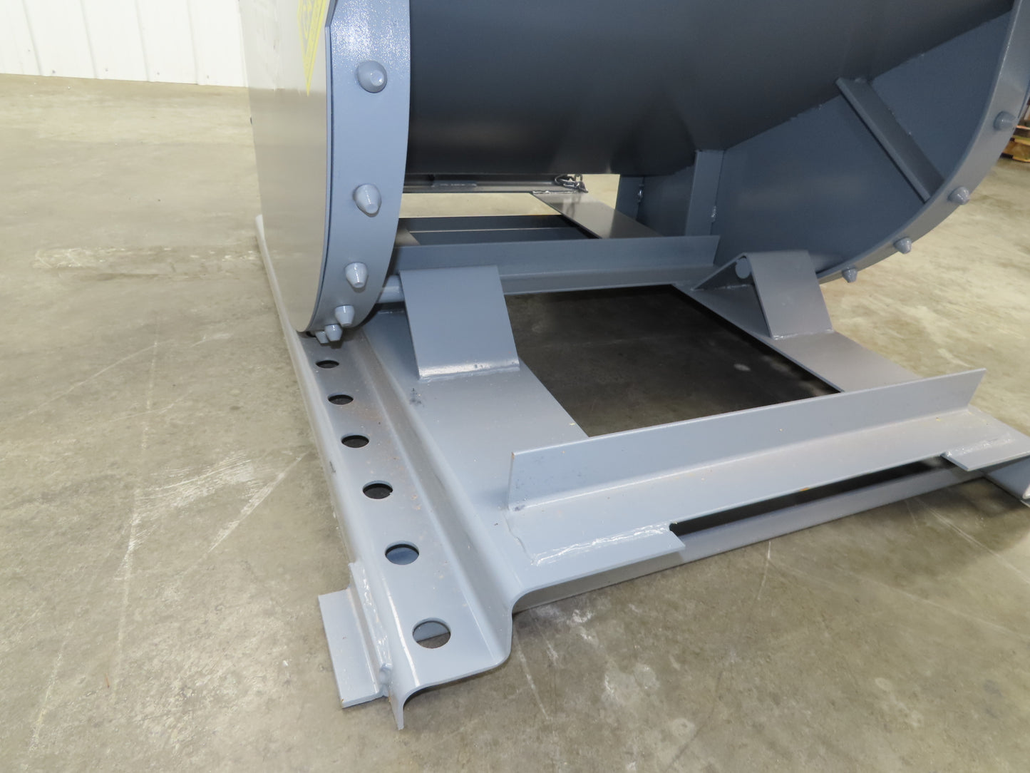 Wright 5055-GRY 1/2 YD Self Dumping Hopper 4000lbs Trash Recycle 10 Gauge Bin