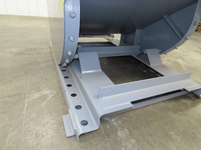 Wright 5055-GRY 1/2 YD Self Dumping Hopper 4000lbs Trash Recycle 10 Gauge Bin