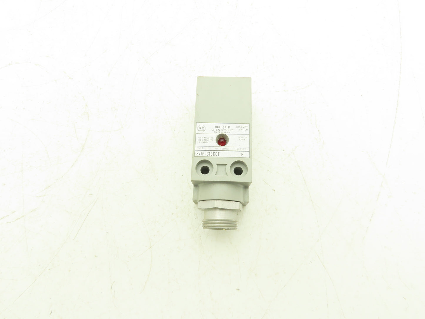 Allen Bradley 871P-C13CCT Proximity Sensor Switch BUL. 871P Ser B