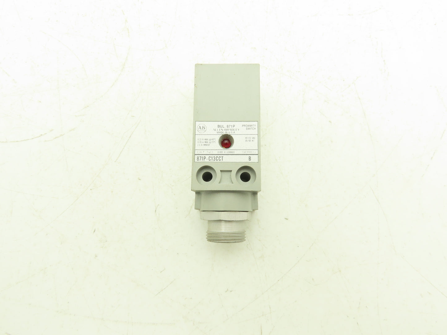 Allen Bradley 871P-C13CCT Proximity Sensor Switch BUL. 871P Ser B