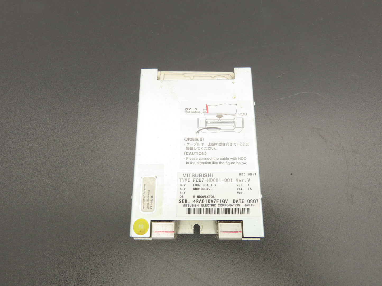 Mitsubishi Electronics FCU7-HD001-001 Hard Disk Drive Unit Version V
