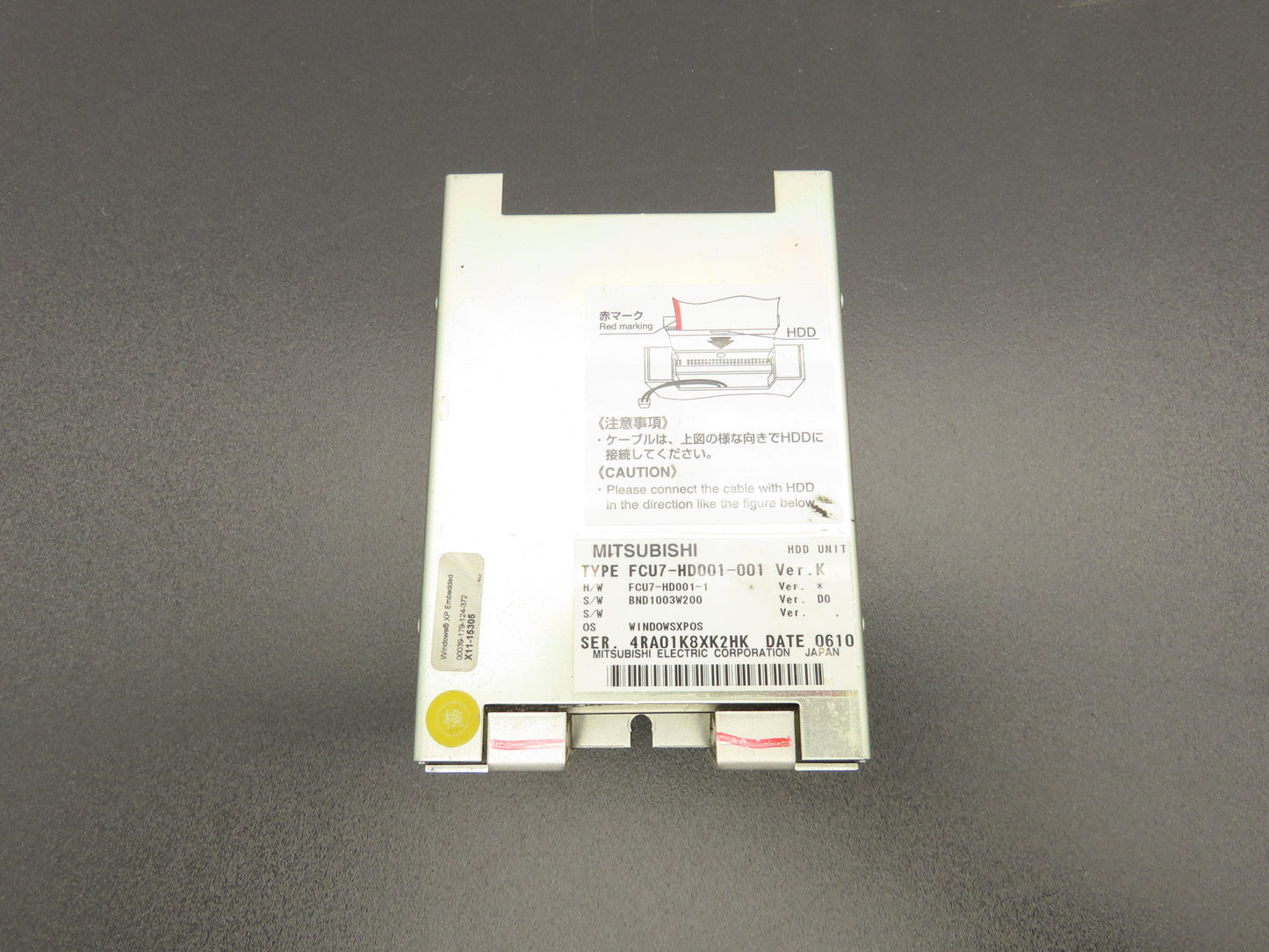 Mitsubishi Electronics FCU7-HD001-001 Hard Disk Drive Unit Version K