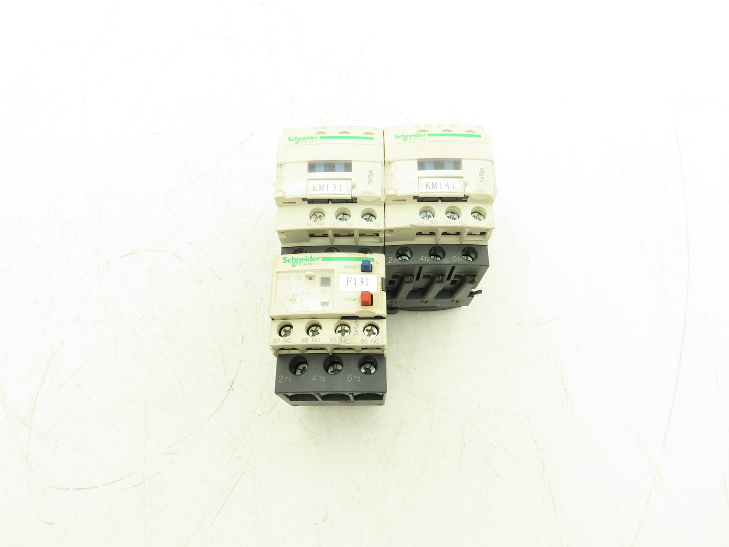 Schneider Electric LC1D09 IEC TeSys Contactor Overload Combination Lot of 3