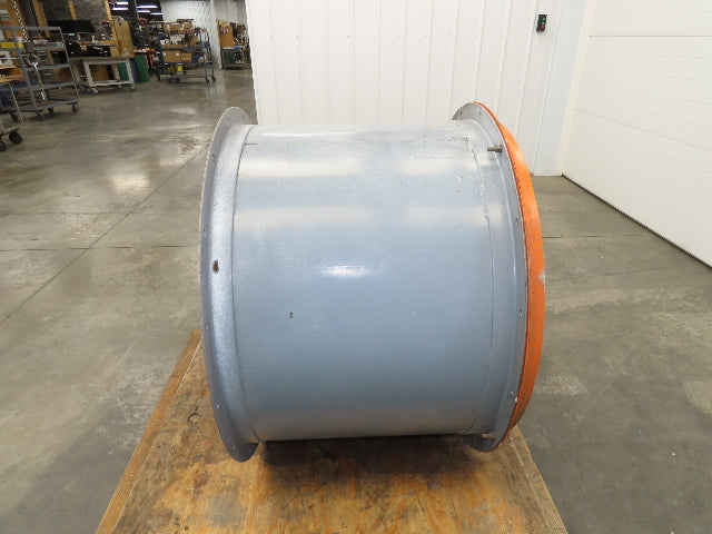 JBI 8049-EK Tubeaxial Fan 34" Belt Drive 5 Hp Motor 230/460V Intake 6 Blade