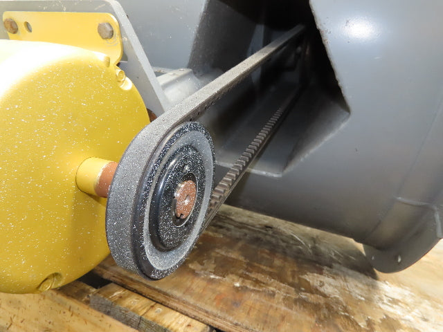 JBI 8049-EK Tubeaxial Fan 34" Belt Drive 5 Hp Motor 230/460V Intake 6 Blade