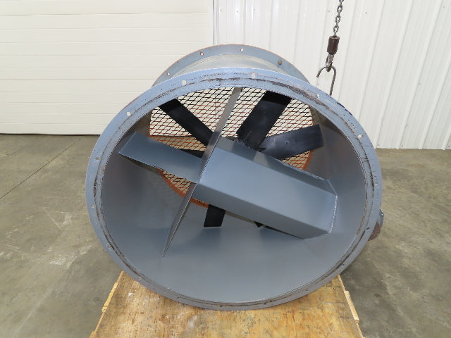 JBI 8049-EK Tubeaxial Fan 34" Belt Drive 5 Hp Motor 230/460V Intake 6 Blade