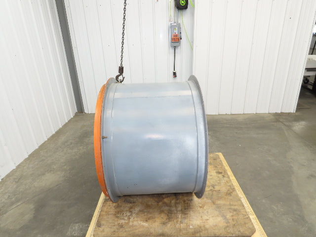 JBI 8049-EK Tubeaxial Fan 34" Belt Drive 5 Hp Motor 230/460V Intake 6 Blade