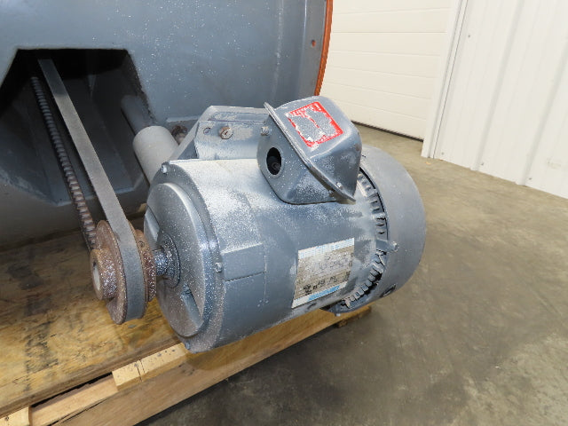 JBI 8049-EK Tubeaxial Fan 34" Belt Drive 5 Hp Motor 230/460V Intake 6 Blade