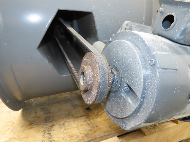 JBI 8049-EK Tubeaxial Fan 34" Belt Drive 5 Hp Motor 230/460V Intake 6 Blade