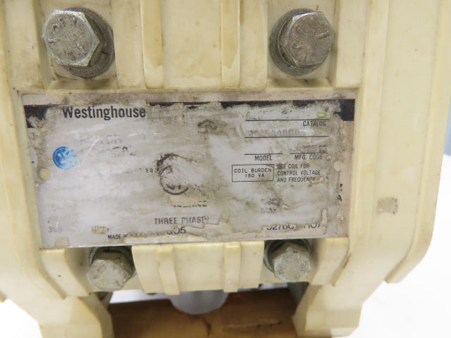 Westinghouse 2045A40G05 AC Motor Starter Contactor 600V 3Ph 120V Coil