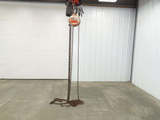 CM Cyclone 1 Ton 2000Lb Manual Chain Fall Hand Hoist 20' 10" Lift