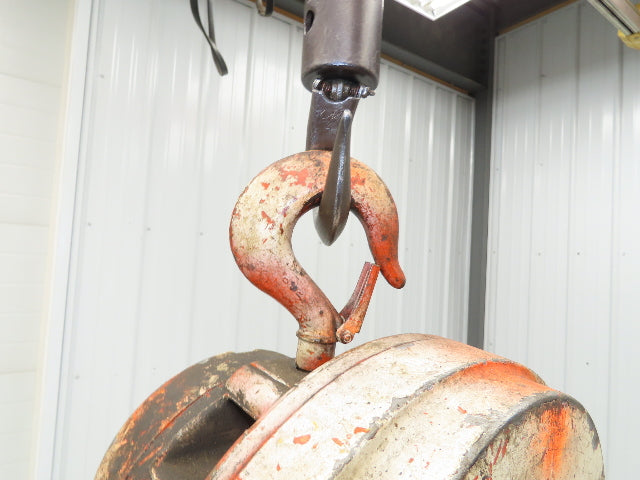 CM Cyclone 1 Ton 2000Lb Manual Chain Fall Hand Hoist 20' 10" Lift