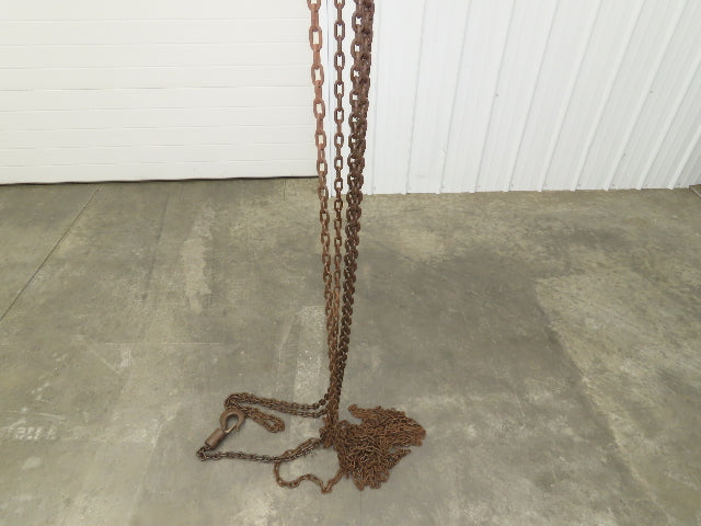 CM Cyclone 1 Ton 2000Lb Manual Chain Fall Hand Hoist 20' 10" Lift