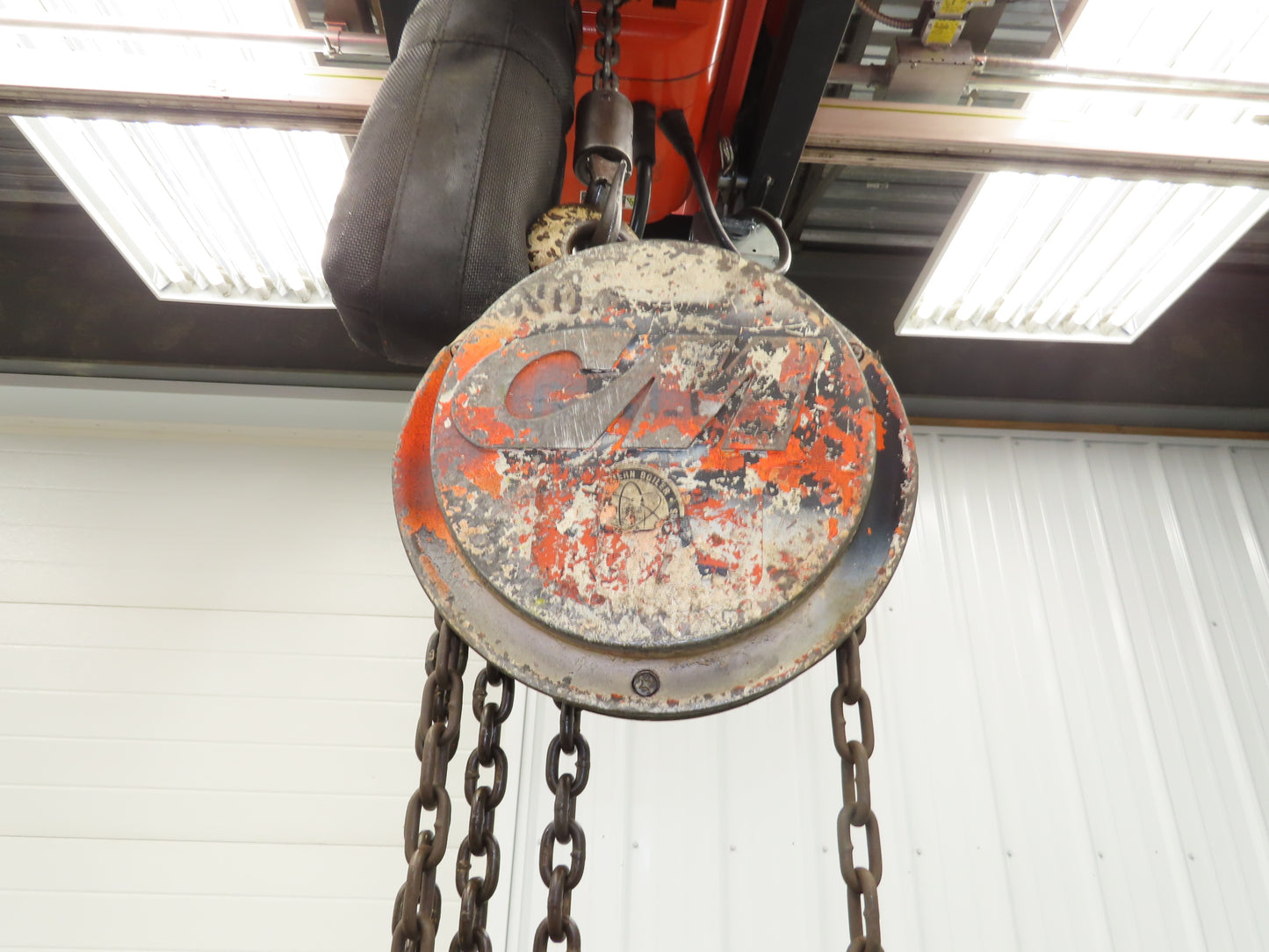 CM Cyclone 1 Ton 2000Lb Manual Chain Fall Hand Hoist 29' Lift