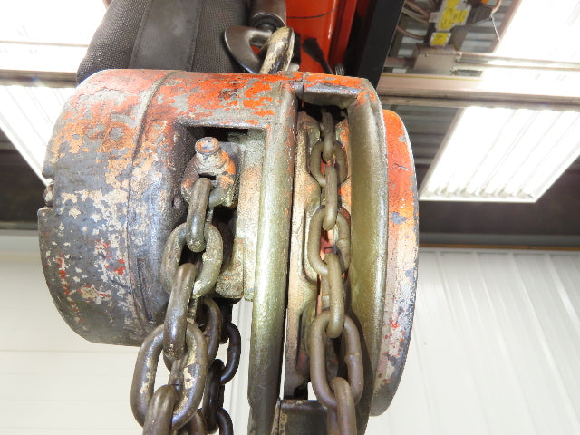 CM Cyclone 1 Ton 2000Lb Manual Chain Fall Hand Hoist 29' Lift