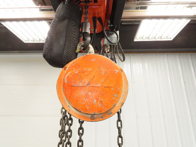 CM Cyclone 1 Ton 2000Lb Manual Chain Fall Hand Hoist 20' 5" Lift