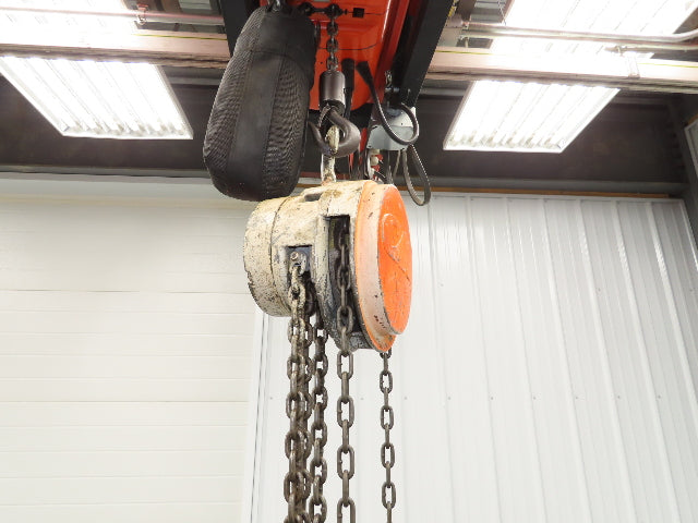 CM Cyclone 1 Ton 2000Lb Manual Chain Fall Hand Hoist 20' 5" Lift
