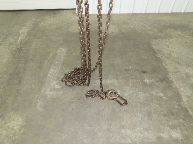 CM Model M Cyclone 1 Ton 2000Lb Manual Chain Fall Hand Hoist 29' Lift