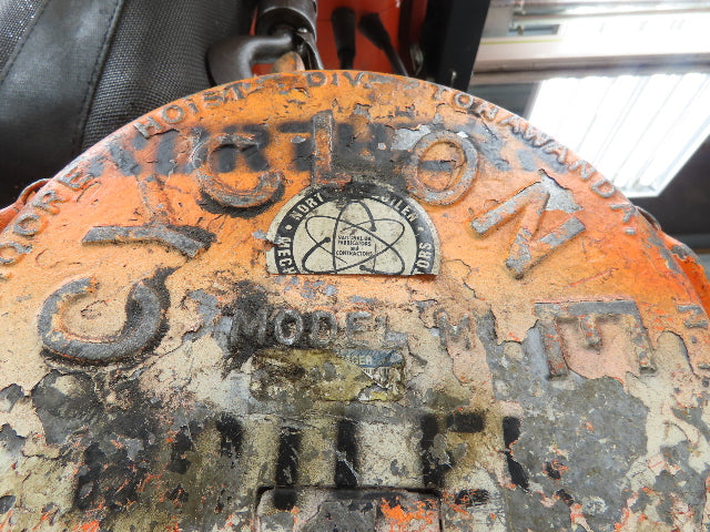 CM Model M Cyclone 1 Ton 2000Lb Manual Chain Fall Hand Hoist 29' Lift