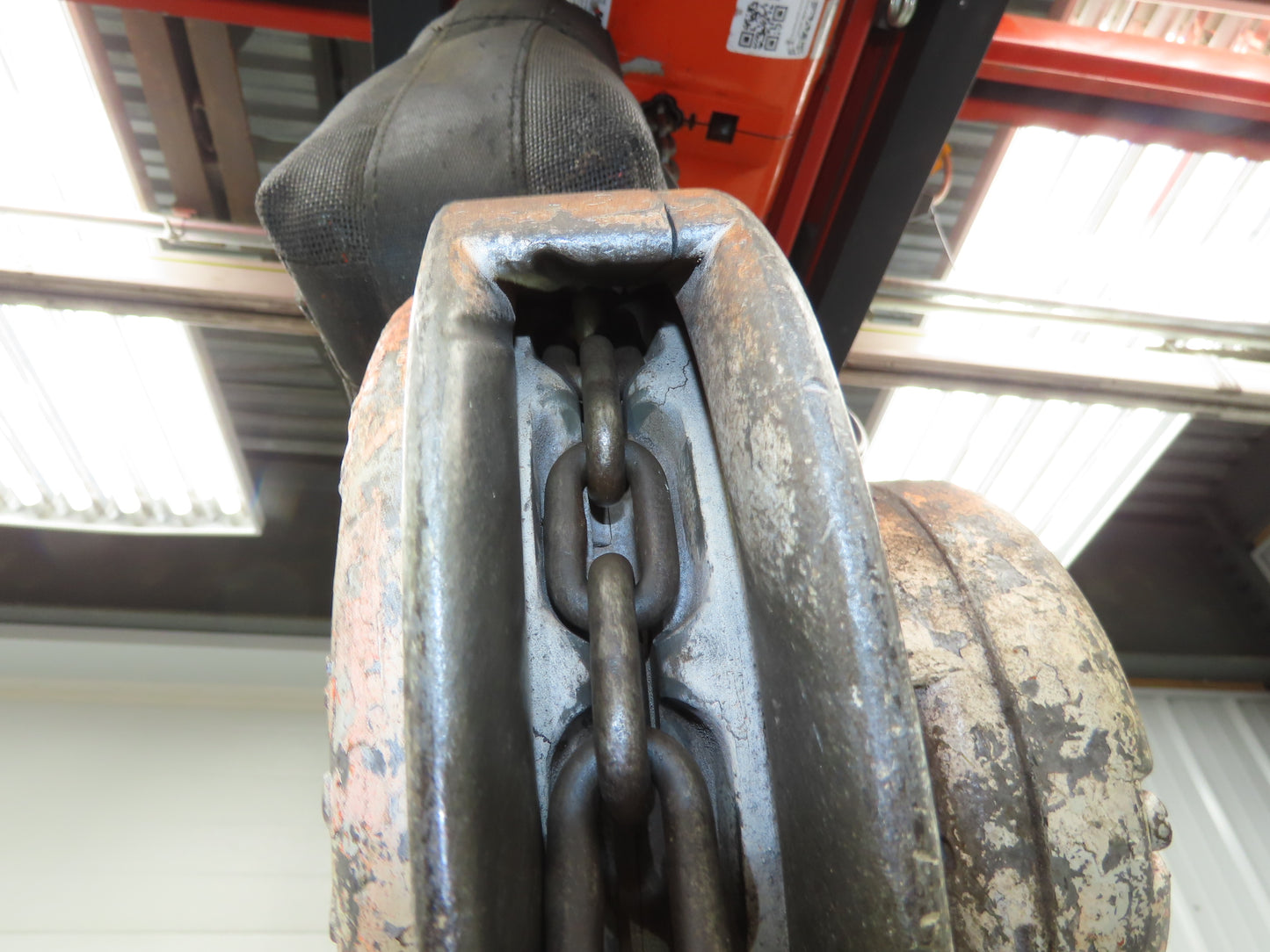 CM Model M Cyclone 1 Ton 2000Lb Manual Chain Fall Hand Hoist 29' Lift