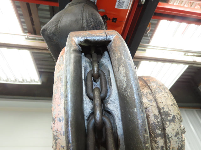 CM Model M Cyclone 1 Ton 2000Lb Manual Chain Fall Hand Hoist 29' Lift