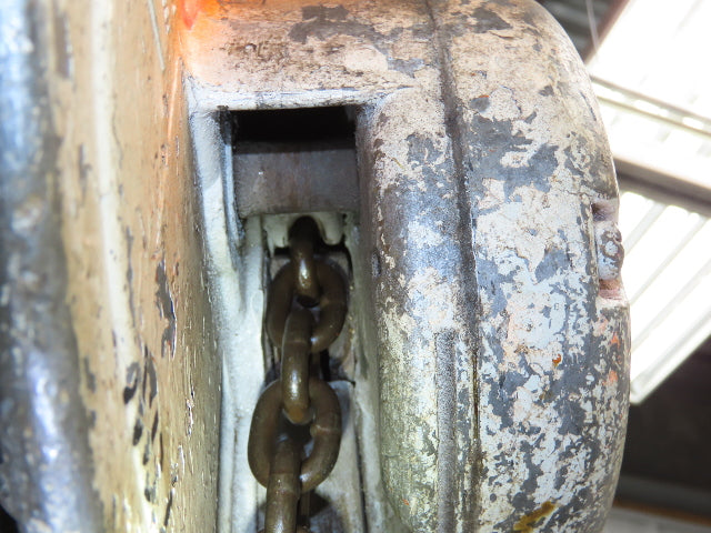 CM Model M Cyclone 1 Ton 2000Lb Manual Chain Fall Hand Hoist 29' Lift