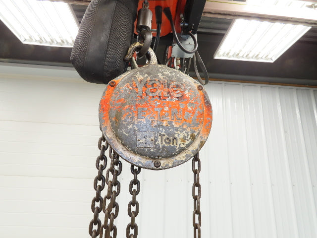 Eaton Yale 1 Ton 2000Lb Manual Chain Fall Hand Hoist 35' Lift