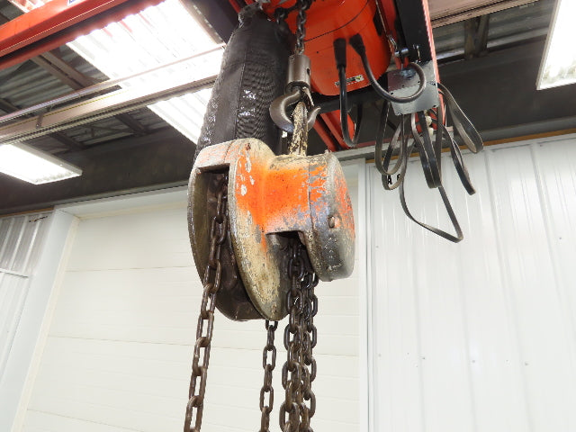Eaton Yale 1 Ton 2000Lb Manual Chain Fall Hand Hoist 35' Lift