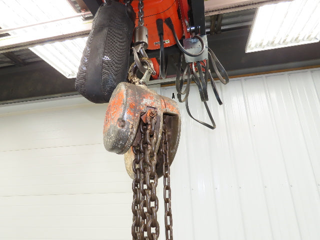 Eaton Yale 1 Ton 2000Lb Manual Chain Fall Hand Hoist 35' Lift