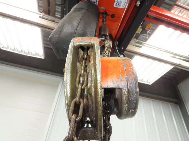 Eaton Yale 1 Ton 2000Lb Manual Chain Fall Hand Hoist 35' Lift