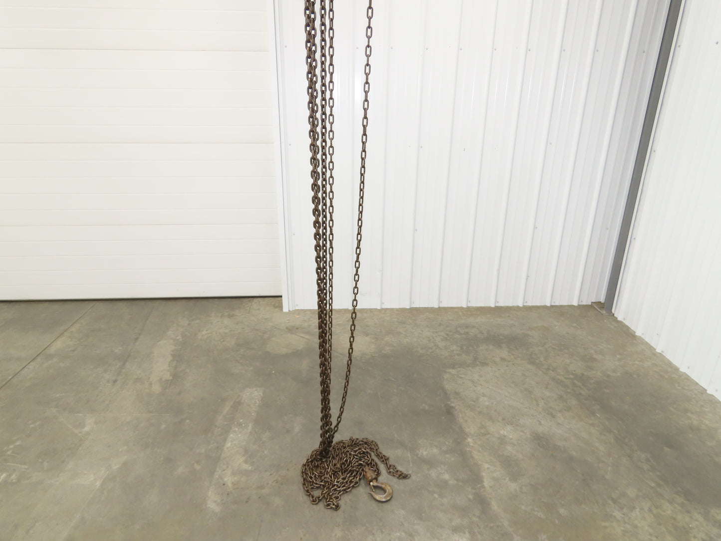 Coffing Porta-Hoist 1 Ton 2000Lb Manual Chain Fall Hand Hoist 37' 10" Lift